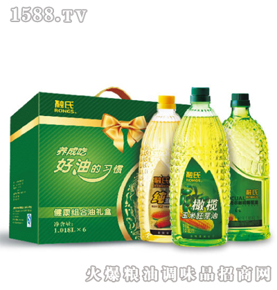 融氏健康营养油组合装6瓶装（橄葵×2+橄玉×2+玉米×2）