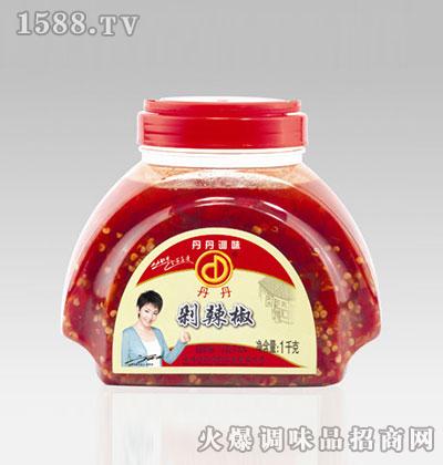 丹丹剁辣椒1千克扇形瓶装