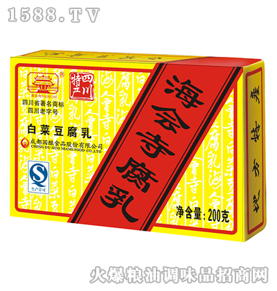 白菜豆腐乳200g盒装-海会寺