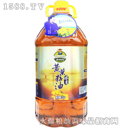 黄菜籽油5升-辛农民