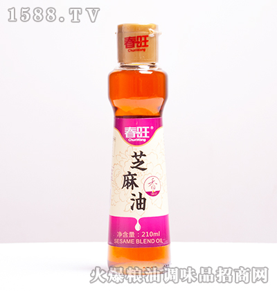 芝麻香油210ml-春旺