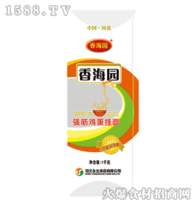 香海园强筋鸡蛋挂面1千克