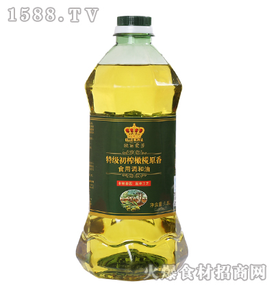 欧丽蒙莎特级初榨橄榄原香食用调和油1.8L