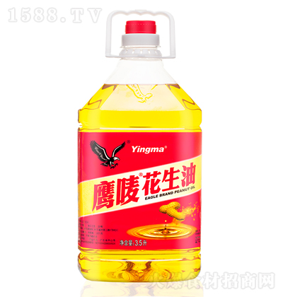 鹰唛 花生油 物理压榨 食用油 健康油 烹饪油 3.5升