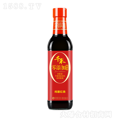 千禾 东坡红纯酿红烧 调味品 红烧酱油 500ml