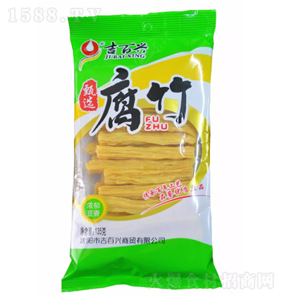 吉百兴 腐竹 豆制品 新鲜素食 凉拌菜 美味豆皮腐竹 135克