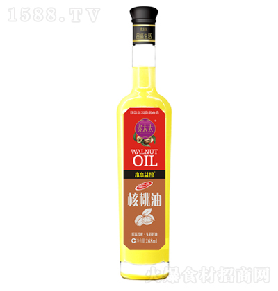 贵太太 核桃油 食用油 健康油 烹饪油 营养调味油 268mL