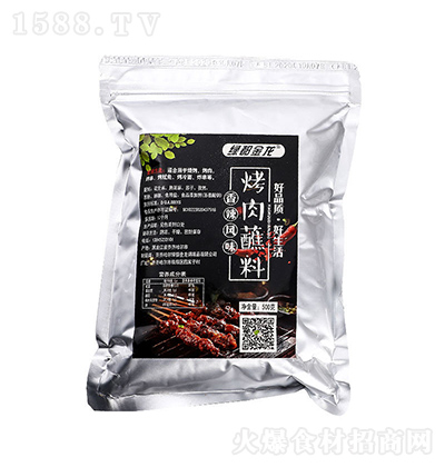 绿都金龙 香辣风味烤肉蘸料500g 烧烤炸串调味料干料沾料孜然撒料干碟料