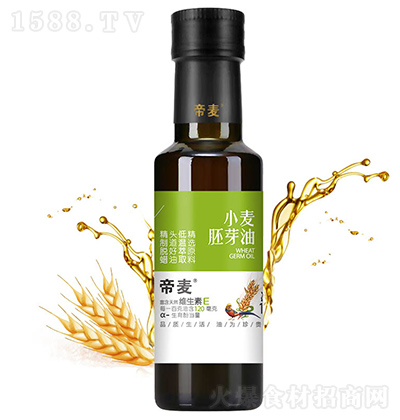 帝麦 小麦胚芽油 食用植物油 营养食用油 健康油 菜油调味油 250ml