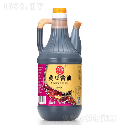 牛王山 黄豆酱油 800ml