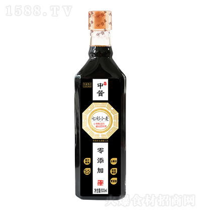 中酱 七彩小麦 酱油（酿造酱油）500ml