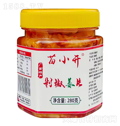 苗小开 剁椒姜片280克 广西特产