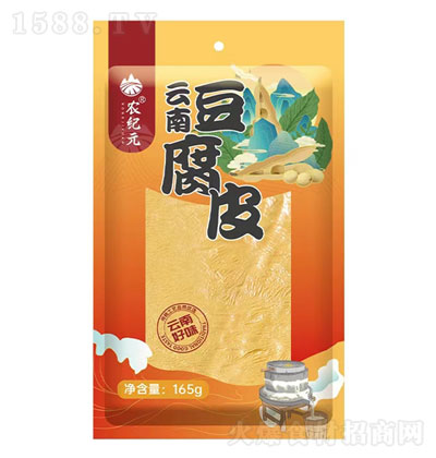 农纪元云南豆腐皮165g-豆腐皮-凉拌火锅煲煮食材