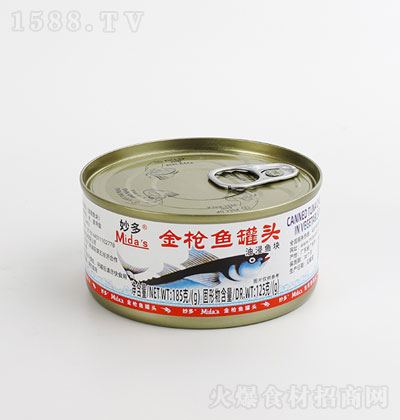 妙多油浸金枪鱼罐头185g-鱼罐头-开罐即食