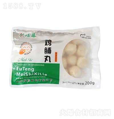 福藤 鸡脯丸200g  速冻生制品