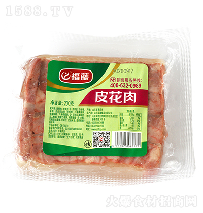 福藤 皮花肉 200克 肉制品