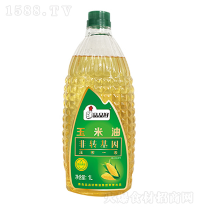 品品好  经典玉米油 食用油 植物油 健康烹饪油 1L