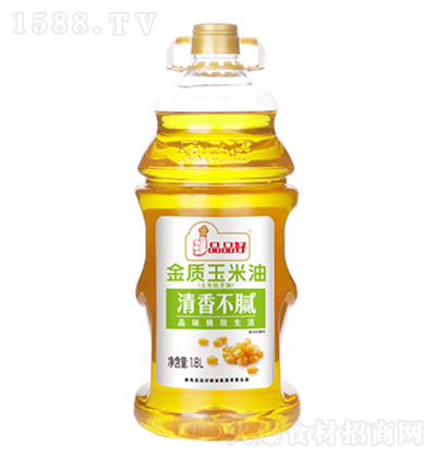 品品好 食用油 植物油 金质玉米油  健康烹饪油 1.8L