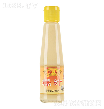 跃龙 伟丰蒜汁210ml单瓶装 鲜榨蒜汁酸辣螺蛳粉调味料烧烤火锅蘸料