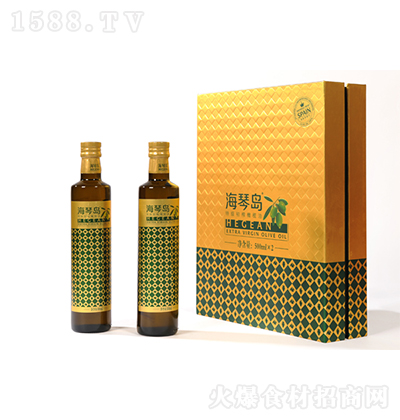 海琴岛 优质初榨橄榄油礼盒拌菜食用油 健康油