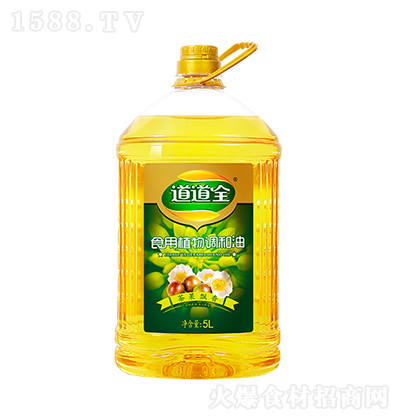 道道全 食用植物调和油（茶果飘香） 植物油 食用油 健康油 5L