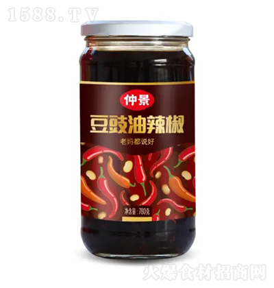 仲景 豆豉油辣椒 调味酱 佐酱 酱料 780g
