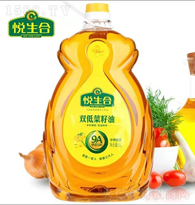 悦生合 双低菜籽油  植物油 食用油 健康油 烹饪油5L