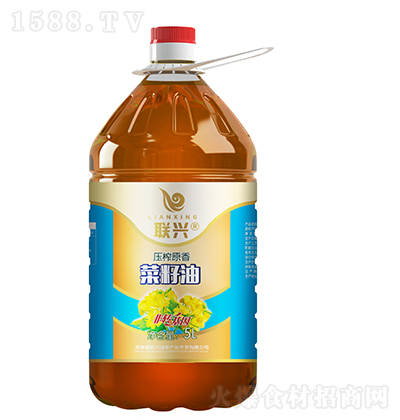 联兴  菜籽油(三级） 5L 食用油 健康油 烹饪油