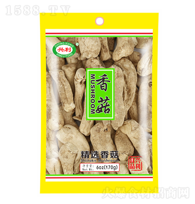 兴利 春栽茶花香菇   170g  干货 食用干鲜