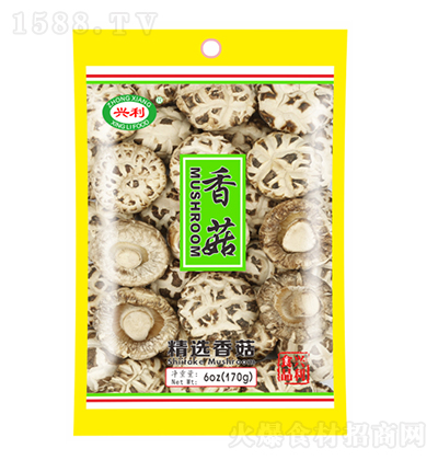 兴利 春栽白花香菇 170g  干货 食用干鲜