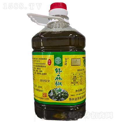 金梦轩 鲜麻椒油2.5L 调味油 拌菜料 佐料 调料招商