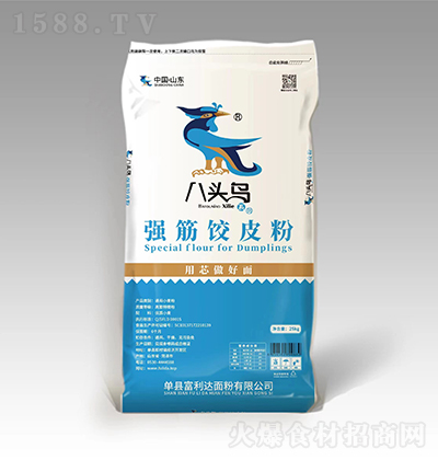 八头鸟 强筋饺皮粉25kg  优质面粉 粮食制品