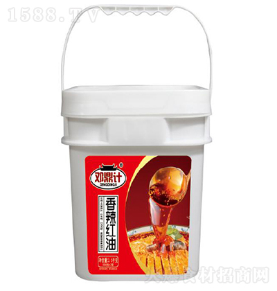 邓鼎计 香辣红油 复合调味料品 油料 调料招商 3.5kg