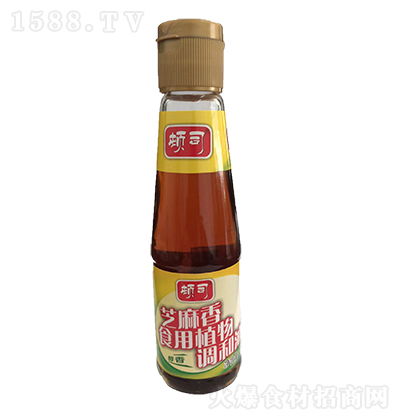 顿司 芝麻香食用植物调和油210毫升 调味油 拌菜油 香油