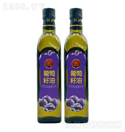 牡丹赋 葡萄籽油500ml 食用油 健康油 烹饪油