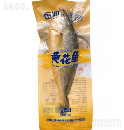 岳海条冻大黄鱼500克 鱼香 肉质细腻 黄鱼 海鲜