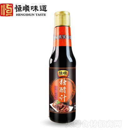 恒顺糖醋汁330ml 镇江特产 健康美味调味汁