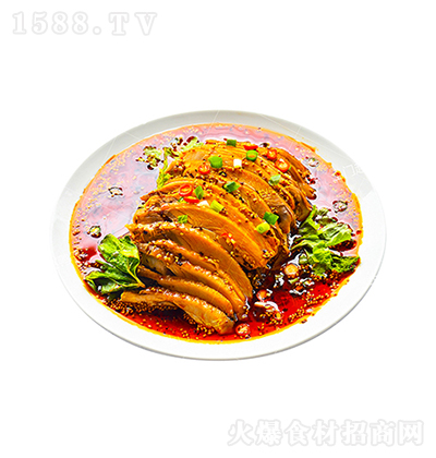 土门赵鸭子 爆款红油鸡片 熟食即食食品招商加盟招代理