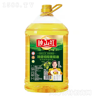 映山红  特级初榨橄榄油5L  食用植物调和油