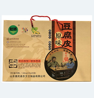东方豆制品 原味豆腐皮（230gx8包）