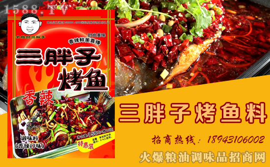 大胜财三胖子烤鱼料,让烤鱼不再困难