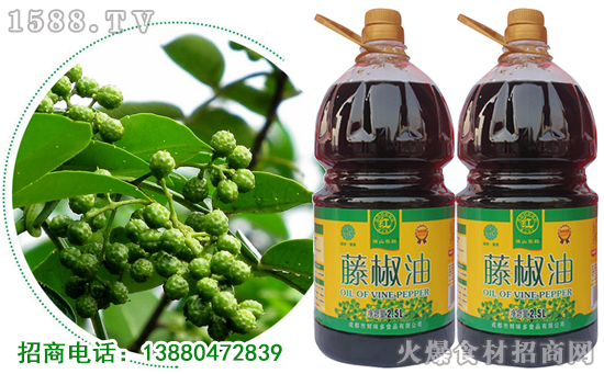 满山黎红藤椒油,绿色健康调味,烹饪好帮手!