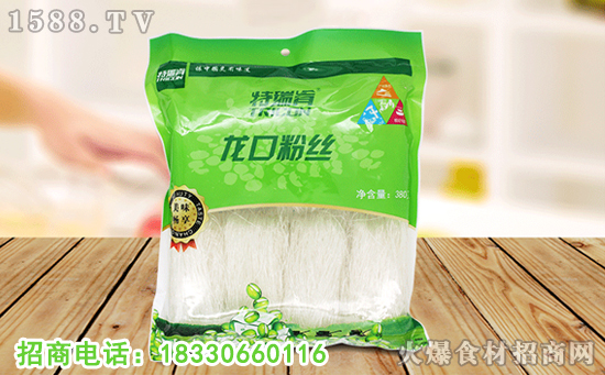 特瑞肯龙口粉丝,Q弹爽滑,让您畅享美味,享受爱的味道!