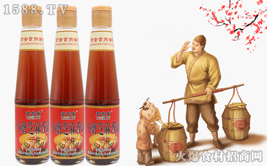 君食安小磨芝麻香油,口感味正浓纯,健康营养美味!