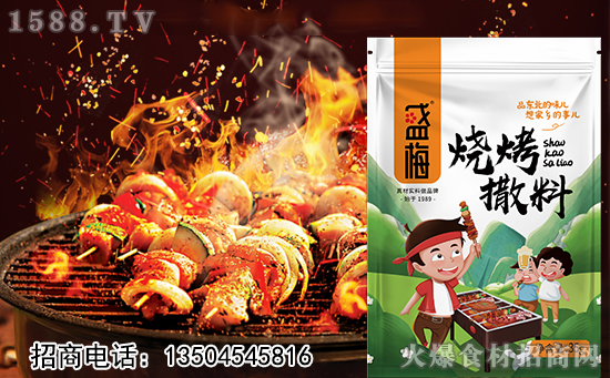 盛梅烧烤撒料,手工秘制,鲜香浓郁!