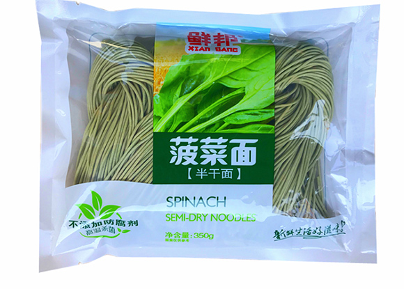 鲜邦菠菜面(半干面)350g