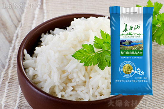 长白山山泉水大米,山泉水滋养,天然好味道!