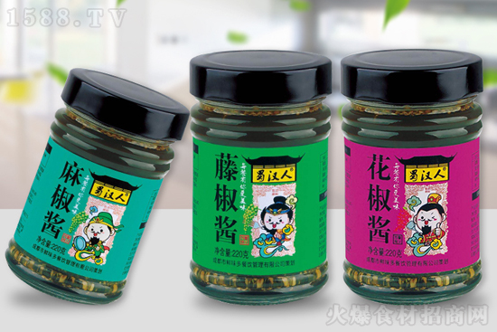 蜀汉人藤椒酱,清香浓郁、地道口味,麻味十足!