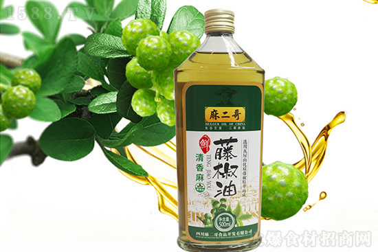 麻二哥鲜藤椒油,口味清爽、麻香浓郁!