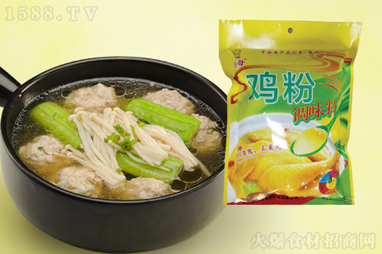 汤母鸡粉,醇正鸡鲜,腌肉鲜香真入味!